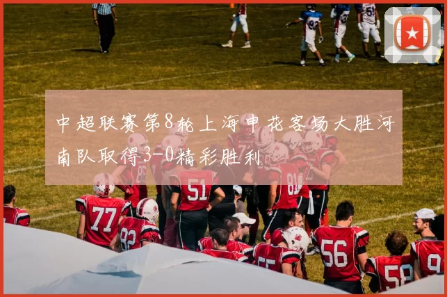 中超联赛第8轮上海申花客场大胜河南队取得3-0精彩胜利